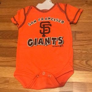 SF Giants 0-3 month onesie